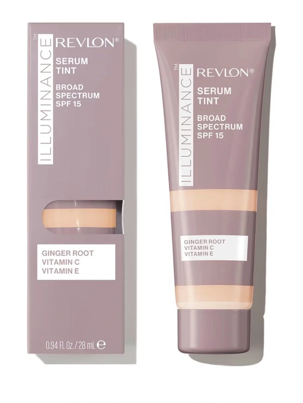 Revlon Illuminance Tinted Serum,Triple Hyaluronic Acid,SPF 15,201 Creamy Natural